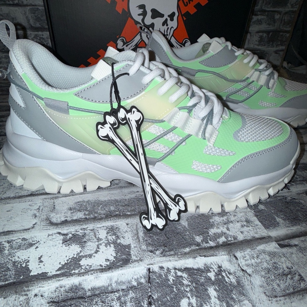 Brand X Studio Men’s Tennis Shoe Size 10.5 Green Color Way - Picture 4 of 13